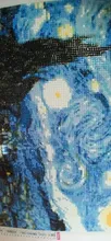 Kundenbewertungen – Diamantbild Sternenhimmel Van Gogh 30 x 40 cm mit runden Steinen