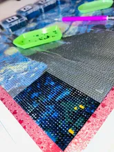 Kundenbewertungen – Diamantbild Sternennacht Landschaft Mosaik Kreuzstich Kunst Deko