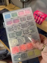 Kundenbewertungen – Diamantmalerei Aufbewahrungsbox 28 bis 56 Fächer für Perlen