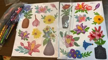 Kundenbewertungen – Diamantmalerei Aufkleber Kit Blume Schmetterling Mosaik Handwerk