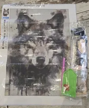 Kundenbewertungen – Diamantmalerei Hund Schwarz Weiss 20x30 bis 40x50cm