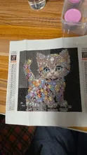 Kundenbewertungen – Diamantmalerei Katze Kätzchen Tier Mosaik rund oder eckig 20-50cm