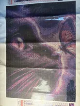 Kundenbewertungen – Diamantmalerei Katze Tier buntes Mosaik Bild Strass Wand Dekor