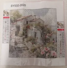 Kundenbewertungen – Diamantmalerei Ländliches Blumenhaus Muster Runde Diamanten