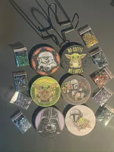 Kundenbewertungen – Diamantmalerei Untersetzer Set Meister Yoda Cartoon mit Halter