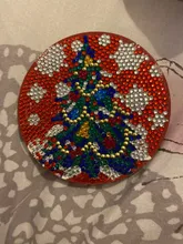 Kundenbewertungen – Diamantmalerei Untersetzer Set Weihnachten 10 x 10 cm Wasserdicht