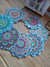 Kundenbewertungen – Mandala Diamantmalerei Untersetzer Set 10 x 10 cm Acryl