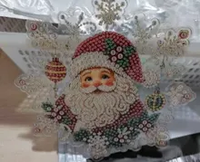 Kundenbewertungen – Santa Claus Diamantmalerei Anhänger 20 x 20 cm