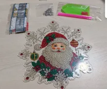 Kundenbewertungen – Santa Claus Diamantmalerei Anhänger 20 x 20 cm