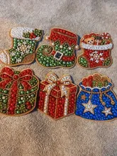 Kundenbewertungen – Santa Claus Diamantmalerei Anhänger 20 x 20 cm