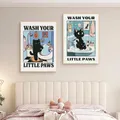 Badezimmer Katze Diamantmalerei Cartoon 20 bis 50 cm – 3