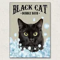 Badezimmer Katze Diamantmalerei Cartoon 20 bis 50 cm – Farbe FDX7206