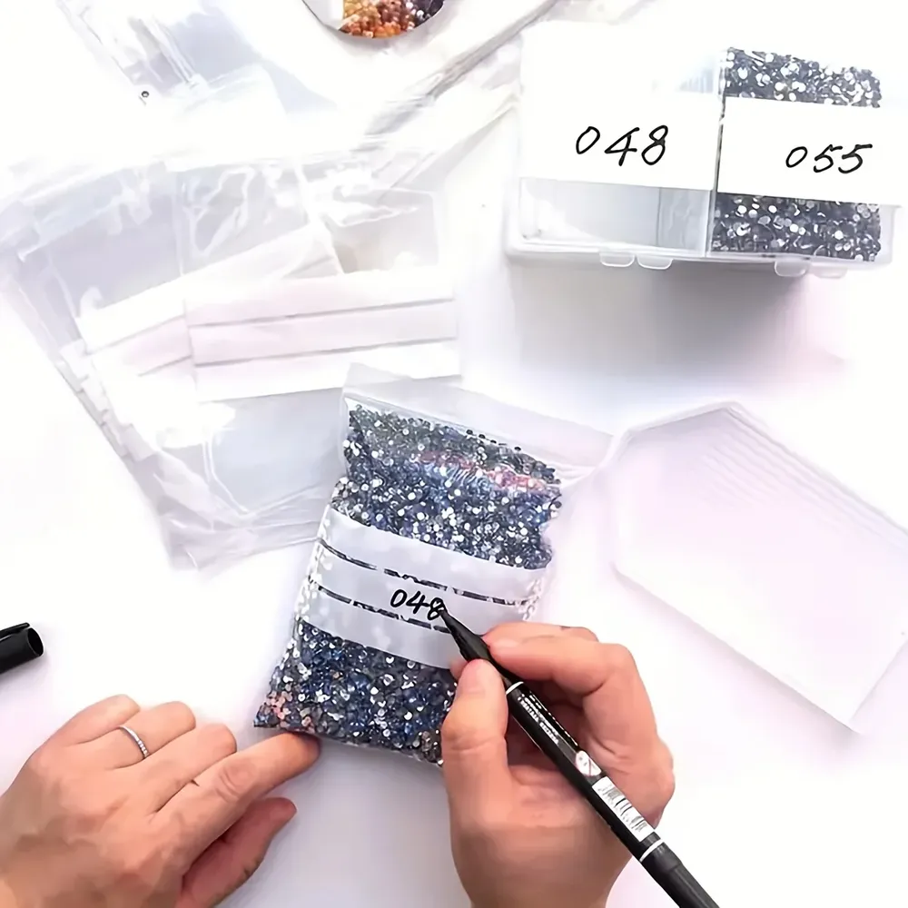 Beutel Diamantmalerei 200 Stück selbstversiegelnd für Schmuck