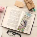 Blumenmuster DIY Unregelmäßig Geformte Diamanten Lesezeichen Kunst – 4