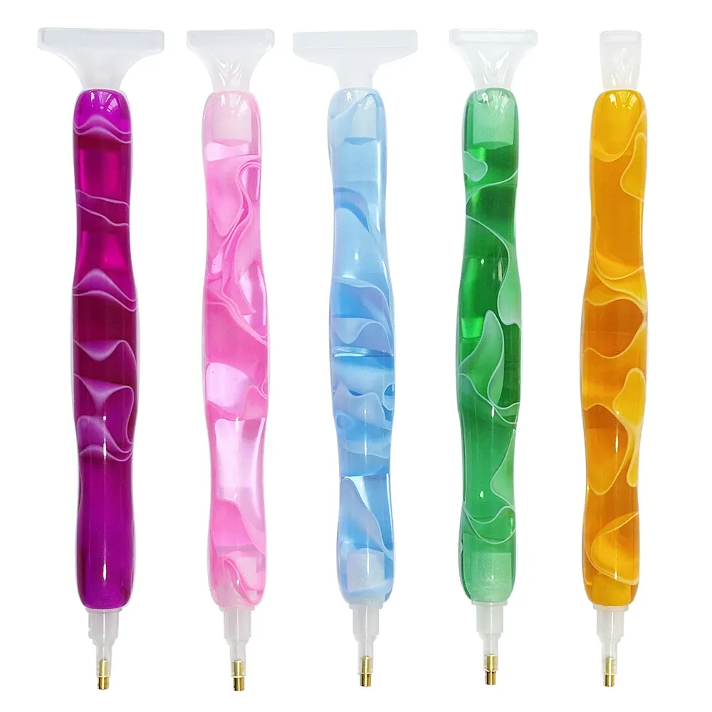 Buntes Diamond Painting Stiftset mit 5 Spitzen