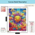 CHENISTORY Diamond Painting Blumen 20x30 bis 40x50 cm – 4