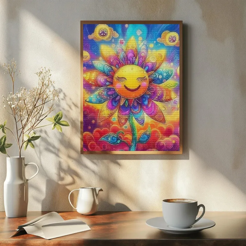 CHENISTORY Diamond Painting Blumen 20x30 bis 40x50 cm