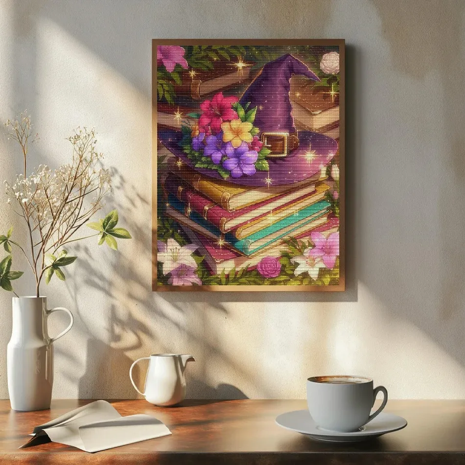 CHENISTORY Diamond Painting Blumen 20x30 bis 40x50 cm