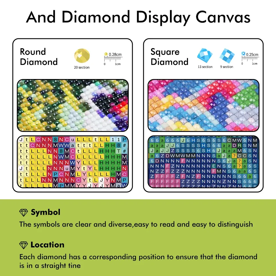 CHENISTORY Diamond Painting Blumen 20x30 bis 40x50 cm