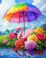CHENISTORY Diamond Painting Blumen 20x30 bis 40x50 cm – Farbe DZDP120864