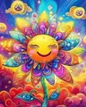 CHENISTORY Diamond Painting Blumen 20x30 bis 40x50 cm – Farbe DZDP123792
