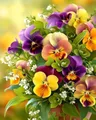 CHENISTORY Diamond Painting Blumen 20x30 bis 40x50 cm – Farbe DZDP130361