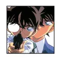 Detektiv Conan Diamantmalerei Anime 30 bis 50 cm – Farbe Burgunderrot (B4)