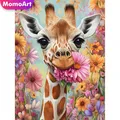 Diamant Malerei Giraffe Tier DIY Stickerei Mosaik Blume Kinder Geschenk – 1
