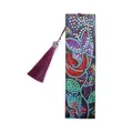 Diamant Malerei Kunstset Lesezeichen Schmetterling Blume mit Quaste – Farbe M057