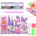 Diamant Malerei Lesezeichen Set 5D Strass Kunst mit Anhänger – 1