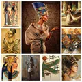 Diamantbild Ägypten Porträt abstrakt 30x40 bis 50x70 cm – 1
