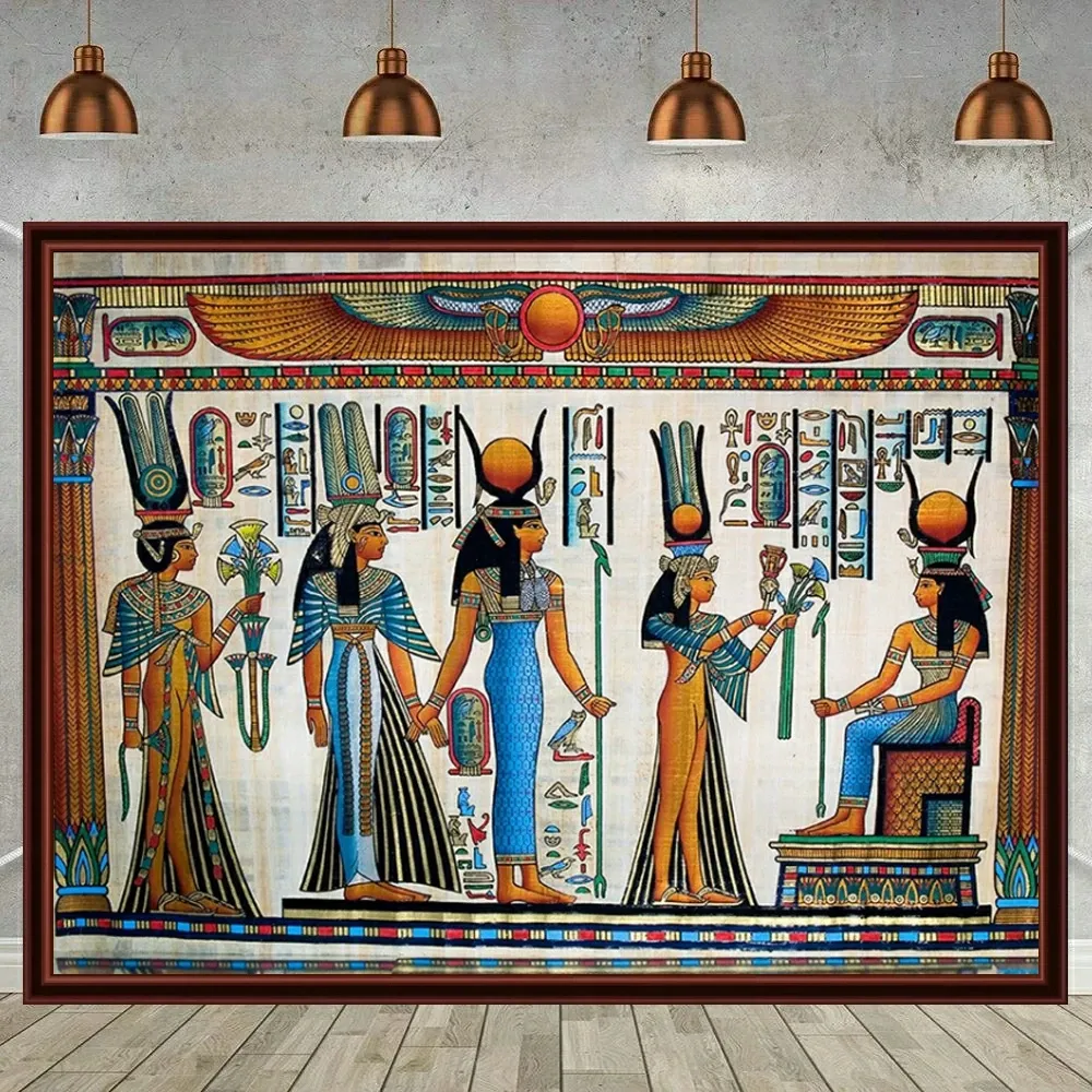 Diamantbild Ägypten Porträt abstrakt 30x40 bis 50x70 cm