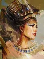 Diamantbild Ägypten Porträt abstrakt 30x40 bis 50x70 cm – Farbe HKQTA226-20