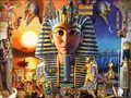 Diamantbild Ägypten Porträt abstrakt 30x40 bis 50x70 cm – Farbe HKQTA226-6