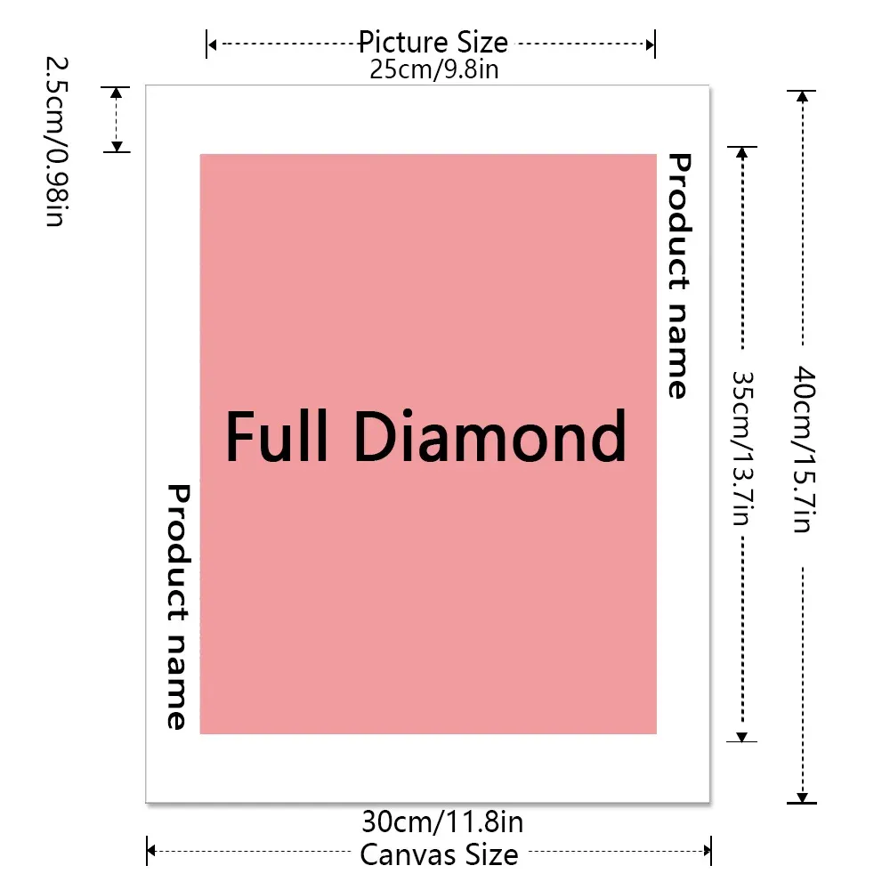 Diamantbild Arielle die Meerjungfrau 20 bis 70 cm mit runden oder eckigen Steinen