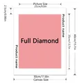 Diamantbild Arielle die Meerjungfrau 20 bis 70 cm mit runden oder eckigen Steinen – 4