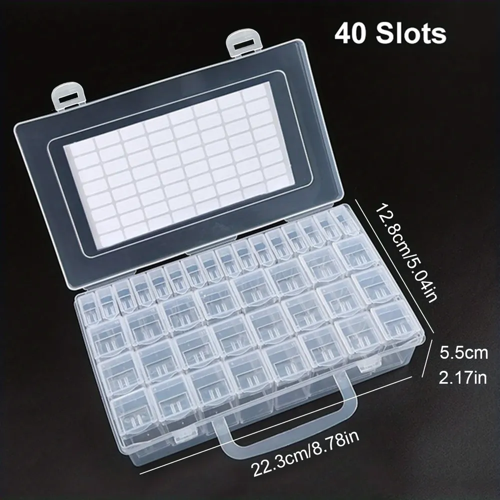Diamantbild Aufbewahrung 32 bis 64 Slots