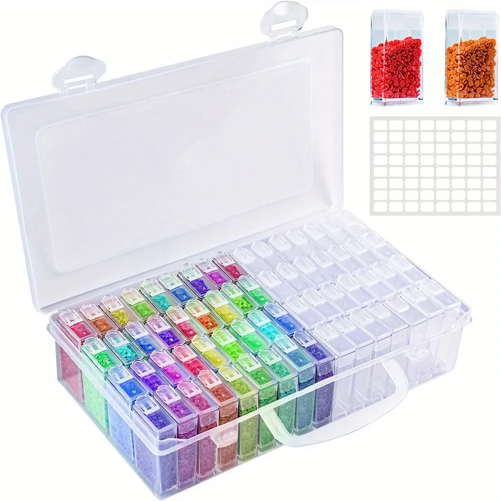 Diamantbild Aufbewahrung 32 bis 64 Slots