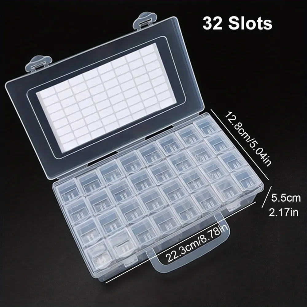 Diamantbild Aufbewahrung 32 bis 64 Slots