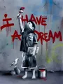 Diamantbild Banksy Straßenkunst abstrakt 30x20 bis 70x50 cm – Farbe mehrfarbig (15)