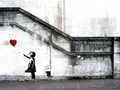 Diamantbild Banksy Straßenkunst abstrakt 30x20 bis 70x50 cm – Farbe Lila (5)