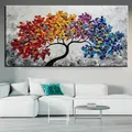 Diamantbild Baum Landschaft abstrakt 20x40 bis 40x80 cm – 1