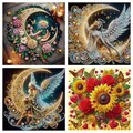 Diamantbild Blume Spezialform 30x30cm – 1