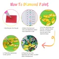 Diamantbild Blume Spezialform 30x30cm – 6