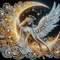 Diamantbild Blume Spezialform 30x30cm – Farbe AB069