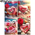 Diamantbild Blume Strand 15x20cm bis 30x40cm – 1