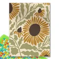 Diamantbild Blumen Blätter abstrakt 20x30 bis 40x50 cm – Farbe Grün (RT-3423)