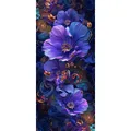 Diamantbild Blumen Groß Floral Mosaik Stickerei Wanddeko – Farbe MX2936