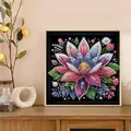 Diamantbild Blumen Spezialform 30x30cm – 6