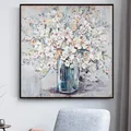 Diamantbild Blumen Stillleben abstrakt 20x20 bis 40x40 cm – Farbe Grün (7)